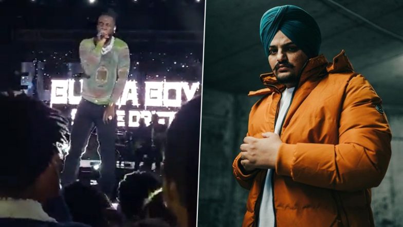 Burna Boy Pays Tribute To Sidhu Moose Wala, Nigerian Singer Gets Emotional On Stage (Watch Video)