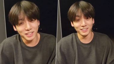 WATCH: BTS' Jungkook Interacts With ARMY on VLive; Reveals Reason Behind Deleting Instagram Posts, Dances to Suga-PSY's 'That That' & Much More!