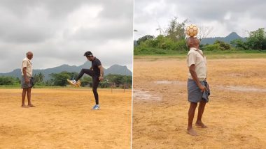 Age Knows No Bounds! 64-Year-Old Kerala Truck Driver's Football Skills Create Buzz Online; Watch Viral Video