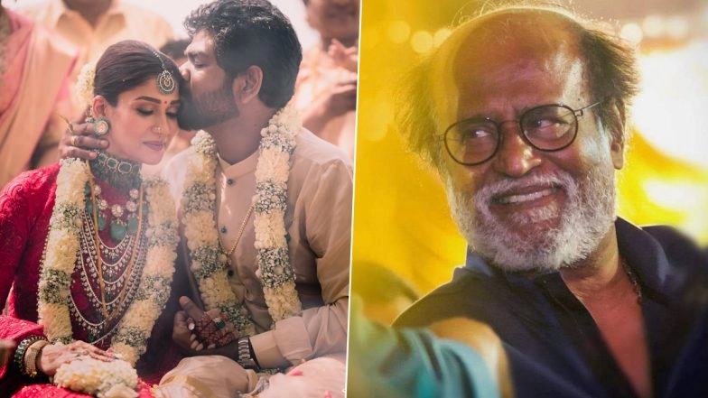 Nayanthara and Vignesh Shivan Tie Knot; Couple Takes Blessings From Rajinikanth