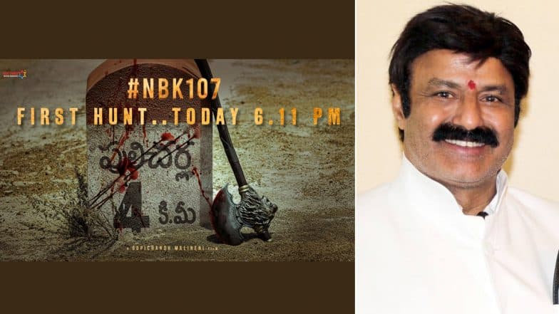 NBK107: Ahead Of Natasimham Nandamuri Balakrishna’s Birthday, Makers To Drop The First Hunt Teaser From The Action-Thriller! (View Pic)