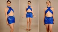Urfi Javed&rsquo;s Fashion Choices Continue to Be Bizzare; Insta Favourite Seen Wearing Only Blue Wires (Watch Video)