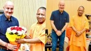The Kashmir Files Star Anupam Kher Meets UP Chief Minister Yogi Adityanath at His Residence (View Pics)