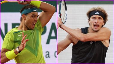 Rafael Nadal vs Alexander Zverev, French Open 2022 Live Streaming Online: Get Free Live Telecast of Men’s Singles Semifinal Tennis Match in India?