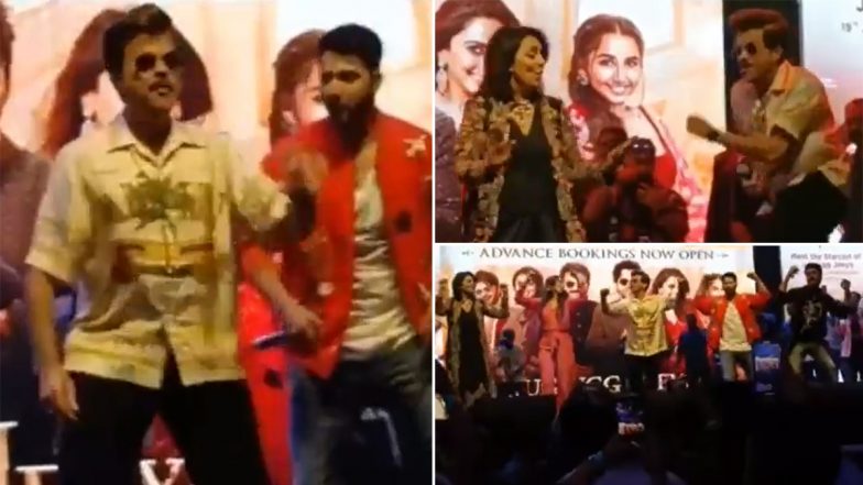 Jugjugg Jeeyo: Anil Kapoor and Neetu Kapoor Dance to ‘Ek Main Aur Ek Tu’ and ‘My Name Is Lakhan’ During Promotions (Watch Video)