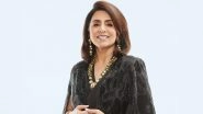 Veteran Actress Neetu Kapoor Dances to &lsquo;O Haseena Zulfon Waali&rsquo; on Top of a Car (Watch Video)