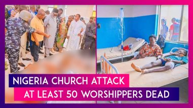 Nigeria Church Attack: At Least 50 Worshippers Dead After Armed Men Bomb & Shoot Inside Church During Sunday Mass