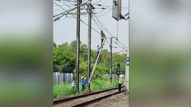 India News | Metro Services on Blue Line Delayed Due to Damage to Over Head Electrification Wire