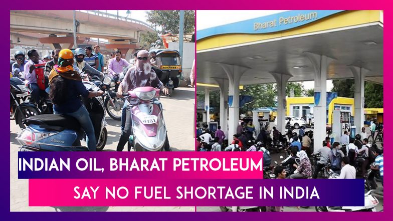 Indian Oil, Bharat Petroleum Say No Fuel Shortage In India | 📹 Watch ...