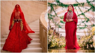 Fashion Faceoff: Priyanka Chopra Jonas or Nayanthara, Whose Red Bridal Look Will You Like to Imitate?
