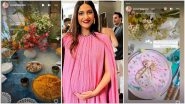 Sonam Kapoor Baby Shower: Chic D&eacute;cor, Customised Menu And Dear Ones In Presence &ndash; Check Out Pictures From The Actress&rsquo; Special Day!