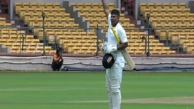 Sports News | Ranji Trophy Final: Sarfaraz Khan Emulates Sidhu Moosewala's 'Thappi' Step