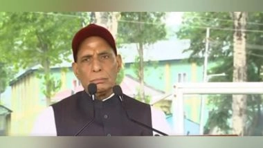 India News | J-K: Rajnath Singh Calls BSF 'fencing Wire of the Country'