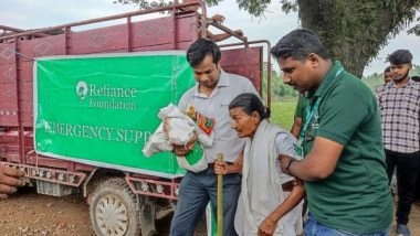Business News | Assam Flood: Reliance Foundation Contributes Rs 25 Crore to CM Relief Fund
