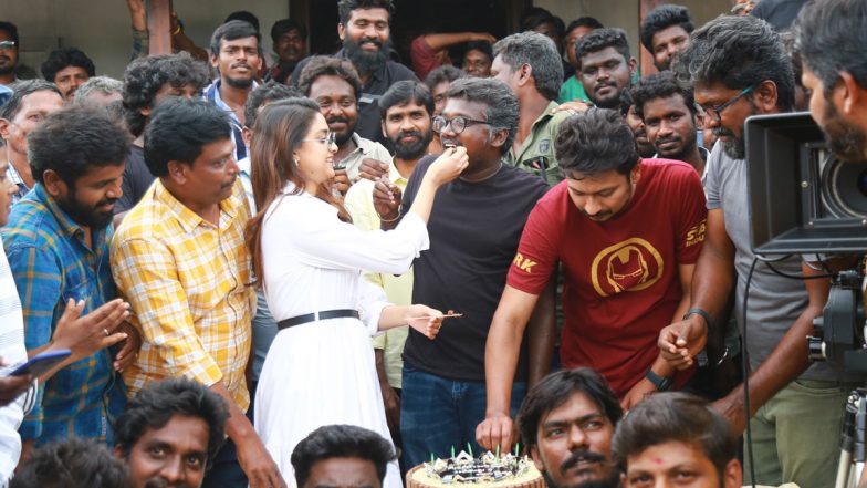 Maamannan: Udhayanidhi Stalin, Keerthy Suresh Celebrate As The Team Wraps Up Second Schedule Of Mari Selvaraj’s Film (View Pics)