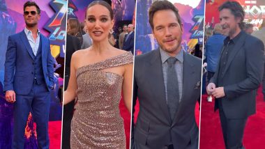 Thor – Love and Thunder: Chris Hemsworth, Natalie Portman, Christian Bale and Others Serve Wow Fashion at the Red Carpet Premiere (View Pics and Videos)