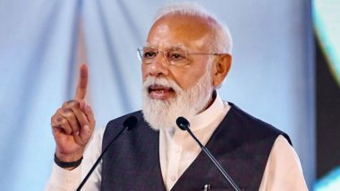 PM Narendra Modi To Address Public Meeting at Parade Grounds in Hyderabad Today