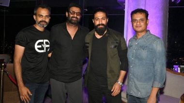 On Prashanth Neel’s Birthday, Superstars Prabhas And Yash Come Together To Celebrate The Ace Filmmaker’s Special Day (View Pics)
