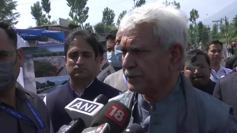 Jammu and Kashmir Targeted Killings: Some Elements on Other Side Trying To Create Instability, Says J&K LG Manoj Sinha