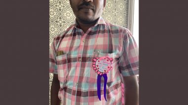 Father’s Day 2022: LPG-Gas Technician Wears Cute Badge Made by His 8-Years-Old Daughter