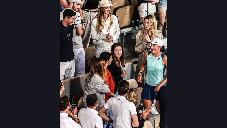 French Open Champion Iga Swiatek Pleasantly Surprised by Robert Lewandowski&rsquo;s Presence in Crowd During Final