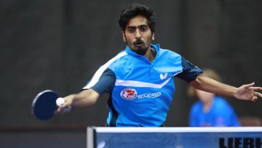 Sathiyan Gnanasekaran at Commonwealth Games 2022, Table Tennis Live Streaming Online: Know TV Channel & Telecast Details for Men's Singles Coverage of CWG Birmingham