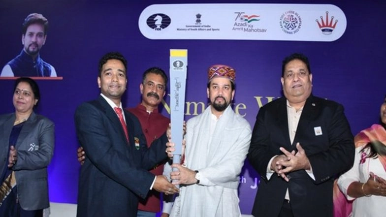 Chess Olympiad Torch Relay Reaches Dharamshala