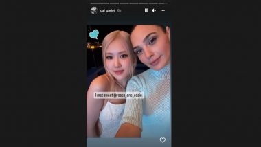 Gal Gadot and BLACKPINK's Rose Selfie Pic Goes Viral, Wonder Woman Star Boasts About Friendship With Roseanne on Her Instagram Story