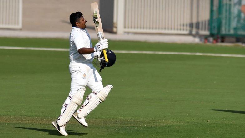 Teary-Eyed Sarfaraz Khan Celebrates Ton in Sidhu Moosewala Style