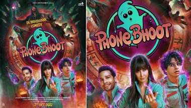 Phone Bhoot: Makers Share Katrina Kaif, Ishaan Khatter, Siddhant Chaturvedi’s Look As Ghostbusters; Film To Arrive In Theatres On October 7 (View Poster)