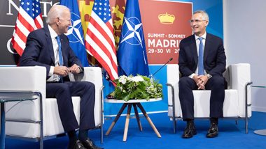 US President Joe Biden Announces US Reinforcement of NATO Forces in Europe To Meet Threats Amid Russia-Ukraine Conflict