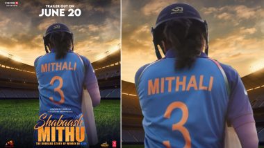 Shabaash Mithu Trailer to Be Out on June 20, Makers Drop New Poster From Taapsee Pannu’s Sports Drama