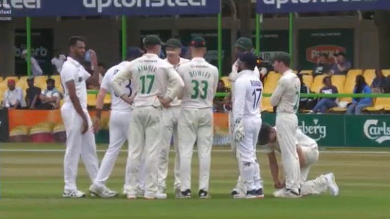 Virat Kohli Gives Tip to Prasidh Krishna, Pacer Dismisses Shreyas Iyer for a Duck Next Ball During India vs Leicestershire Practice Match