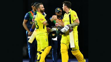 SL vs AUS, 2nd T20I 2022: Australia Beat Sri Lanka by 3 Wickets, Take Unassailable 2–0 Series Lead
