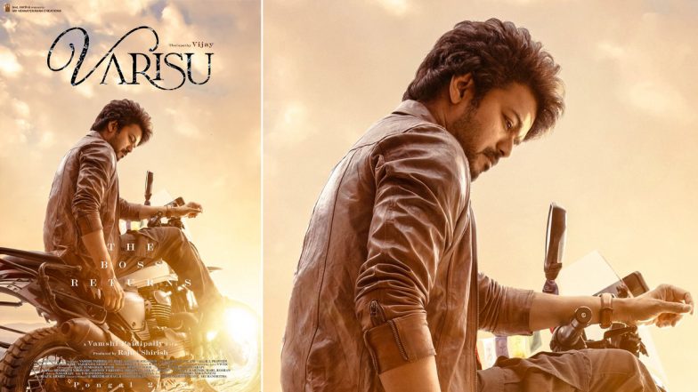 Varisu Third Look Out! Thalapathy Vijay Looks Uber-Cool in the New Poster From Vamshi Paidpipally Directorial (View Pic)