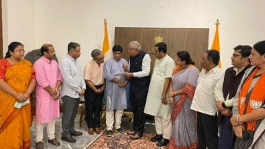 India News | WB Clashes: Bengal BJP Submits Memorandum to Governor, Seeks Armed Forces Deployment