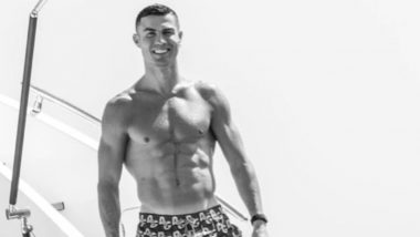 Cristiano Ronaldo Holiday Photos: CR7 in 'Vacation Mode’ During Summer Break, Posts Shirtless Pic on Instagram