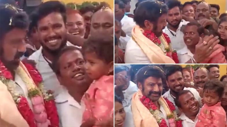 Nandamuri Balakrishna Slaps a Sleeping Kid on His Back To Wake Him Up and Pose for Camera, Video Goes Viral – WATCH