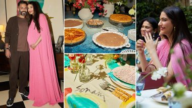 Pictures From Sonam Kapoor’s Baby Shower Ceremony Look Spectacular! Check Out Photos Of The Actress’ Outfit, Décor, Food And More