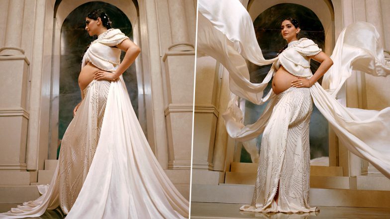 Sonam Kapoor Is ‘Pregnant & Powerful’ As She Poses in a Gorgeous Outfit Flaunting Her Baby Bump! (View Pics)