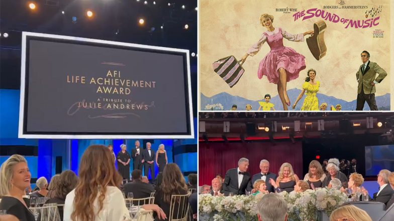 The Sound of Music Cast Surprises Julie Andrews at AFI Life Achievement Award, Actress Joins Them in Singing 'Do-Re-Mi' (Watch Video)