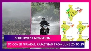 Southwest Monsoon To Cover Gujarat, Rajasthan From June 23 To 29, Odisha, Assam, Meghalaya To See Rainfall Over The Weekend