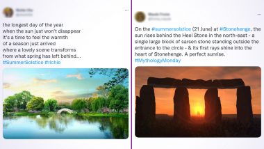 Summer Solstice 2022 Greetings: Netizens Share Stunning Sunrise Pictures, Messages And Quotes To Celebrate The Longest Day Of The Year 