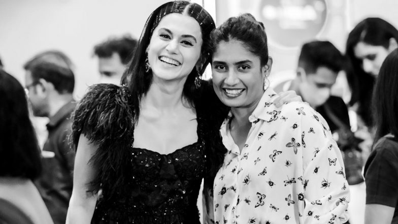 Mithali Raj Retires: Taapsee Pannu Shares Pic With Cricketer and Thanks Her for ‘Putting Women’s Cricket on the Map’ (View Post)