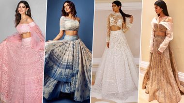 5 Lehengas by Khushi Kapoor that are Perfect for Big Fat Indian Wedding!