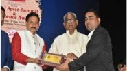 Business News | Entrepreneur Yogesh Joshi Felicitated with Spice Icon of the Year Award