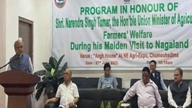 India News | Nation Will Move Forward with Strength of Northeast Region: Agriculture Minister Tomar