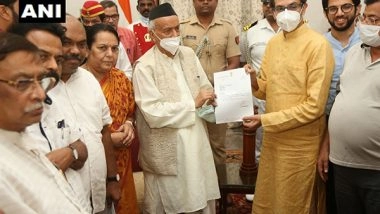 India News | Uddhav Thackeray Meets Governor, Resigns as Maharashtra Chief Minister