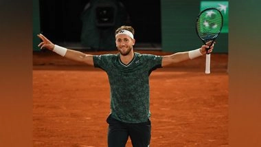 Sports News | French Open: Casper Ruud Powers His Way to His First Grand Slam Final After Beating Marin Cilic in Four Sets