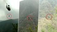 Himachal Pradesh: Cable Car With 8 Tourists Onboard Stuck Mid-Air in Parwanoo, 4 Rescued (Watch Video)